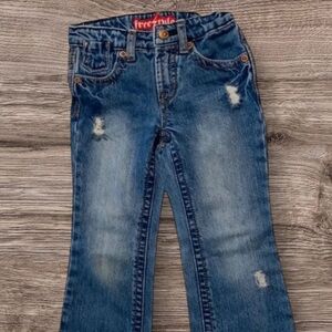 FREE STYLE EUC GIRLS DESIGNER JEANS DENIM PANTS BOTTOMS SUMMER CASUAL SIZE 4T 4